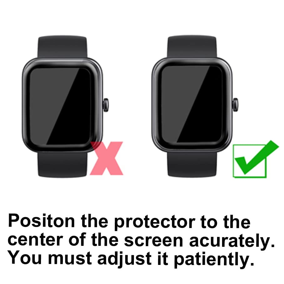 3D Screen Protectors Compatible With L70 Jacoosa Qonbink 1.85    Smart Watch, 3 Pieces, Full Coverage, Anti-Shatter
